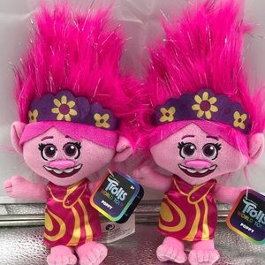 Trolls Poppy 10” Plush Dolls-2 New!